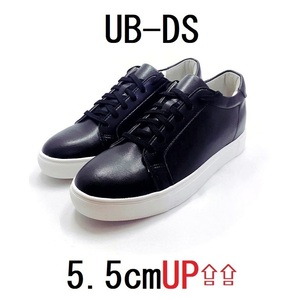 UB-DS 26.0cm シークレットシューズ 5.5cm UP シークレットスニーカー 厚底シューズ 上げ底靴 メンズ シークレットインソール 内蔵 厚底靴