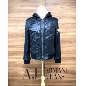 ARMANI JEANS アルマーニジーンズ 裏ボア ブルゾン ジャケットナイロン パーカー イタリア 正規店購入品 エンポリオアルマーニ