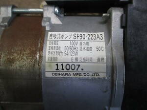 2011 year operation goods. go in change?* length prefecture? Corona? Mitsubishi? from out did hot water parts [ self . type .. circulation pump operation unknown SF90-223A3 ]*60