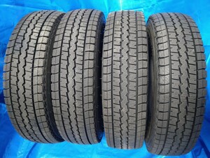 ◆最終セール◆ダンロップ ウインターマックス SV01 スタッドレスタイヤ 4本 165/80R14LT◆バン トラック タウンエース NV200 デリカ AD BS