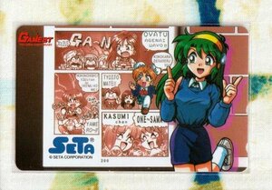 (Y43-1) SETA スーパーリアル麻雀 ゲーメスト GAMEST テレカ