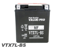 新品 即用バッテリー VTX7L-BS 互換 YTX7L-BS FTX7L-BS / バリオス Dトラッカー125 Dトラッカー250 DR250S KLX250 ZZ-R250_画像4