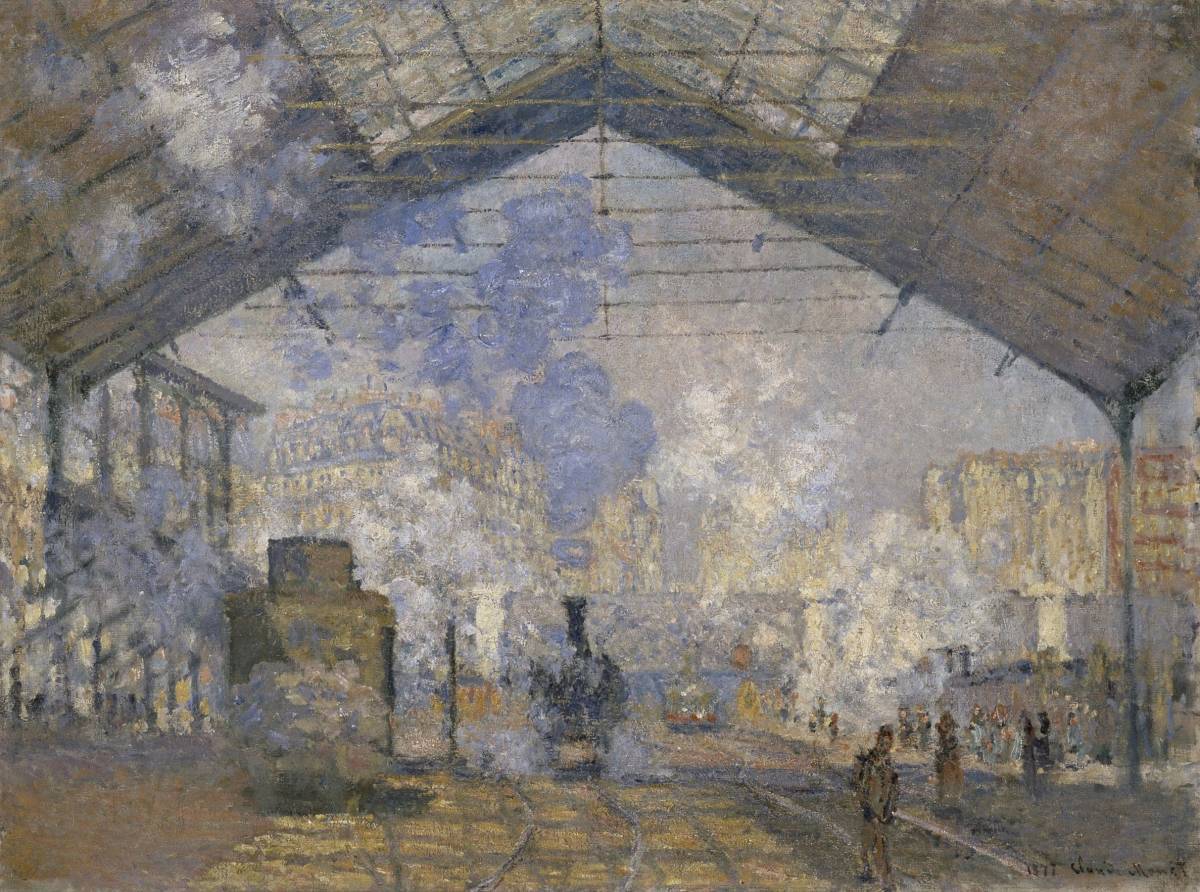 New, unframed, Monet's St. Lazare Station special technique high-quality print, A4 size, special price 980 yen (shipping included), buy it now, Artwork, Painting, others