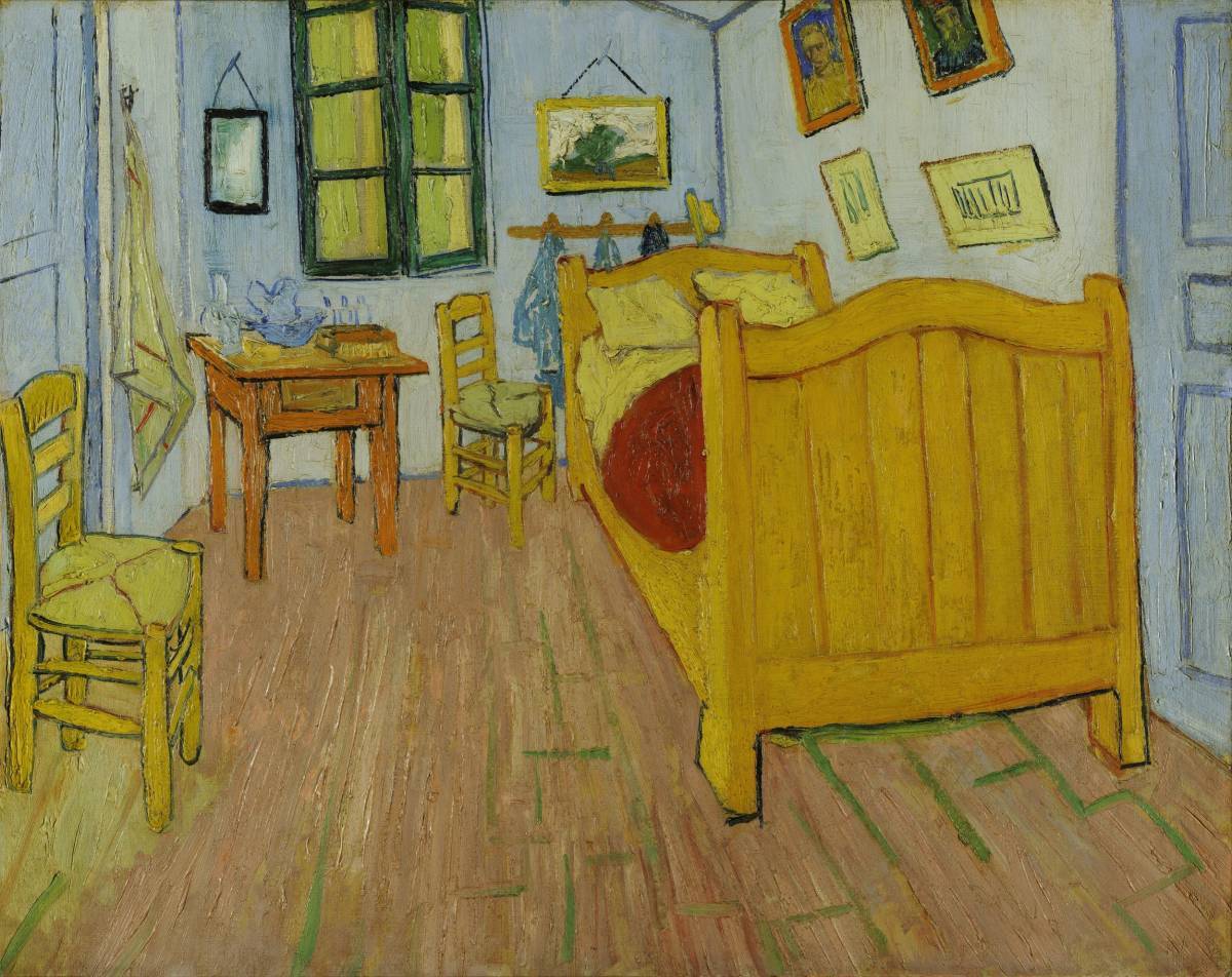 Tout neuf, sans cadre, Van Gogh's Van Gogh's Bedroom (1) technique spéciale impression de haute qualité, Format A4, prix spécial 980 yens (frais de port inclus), Achetez-le maintenant, Ouvrages d'art, Peinture, autres