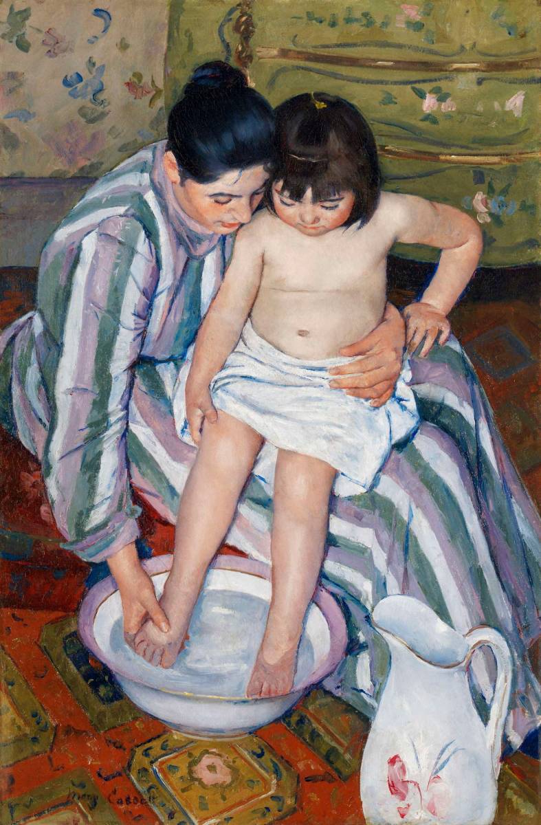 Nouveau, sans cadre, technique spéciale, peinture d'impression de haute qualité du bain de Cassatt, Format A4, prix spécial : 980 yens (frais de port inclus), Acheter maintenant, ouvrages d'art, peinture, autres