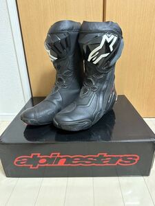 アルパインスターズ ブーツ 40ブラック SUPER TECH R 25.5cm alpinestars レーシングブーツ 