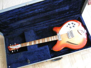  Vintage 1967 год производства Rickenbacker 360 FG электрогитара . Rickenbacker 360 fire . свечение .