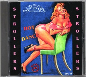 貴重盤 / VA - LUCKY STROLLERS VOL.8 (CDR) / 32 x DJ Spin ROCKIN' DANCE Floor STROLLERS / ロカビリー / レコードホップ
