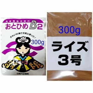 メダカの餌 日清丸紅 おとひめB2 300g ライズ3号 300g 熱帯魚