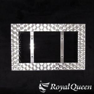  letter optical system OK! large car extra-large rectangle stainless steel number frame u Logo pattern 2[RQNC10]