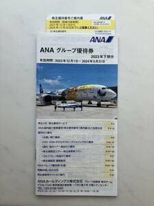 ANA 株主 優待券と冊子 