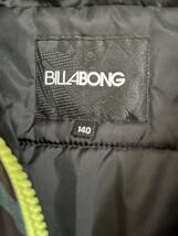 billabong ダウンジャケット 子供　キッズ　140 サイズ　used_画像3