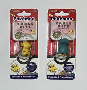 ポケモン ピカチュウ ゴンベ 2個セット CABLE BITE ケーブルバイト ポケットモンスター iPhone純正アクセサリー