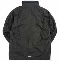 P493 新品 adidas アディダス ３ストライプス 裏起毛 2WAY フルジップ ウーブン ジャケット ウインドブレーカー ゴルフ XL オリーブ_画像3