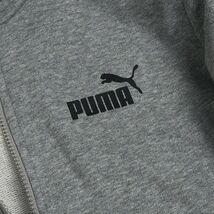 P709 新品 PUMA プーマ フルジップ スウェット ジャケット スタンドカラー ゴルフ XL グレー_画像5
