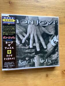 ＜未開封2CD＞BON JOVI「KEEP THE FAITH」MEGA EDITION