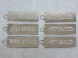 HARLEY-DAVIDSON ハーレーダビッドソン キーホルダー 6個セット 小物 ロゴ 未使用