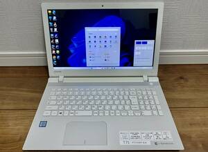 美品 Zoom フルHD 最新Windows11 Dynabook T75/VW 高性能Core i7-6500U 3.1GHz/メモリ8GB/SSD512GB/ブルレイ/HDMI/MS Office&筆ぐるめ