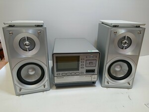 管理1002 Panasonic パナソニック SD STEREO SYSTEM SA-SX400 スピーカーペア ケーブル欠品 動作未確認 ジャンク