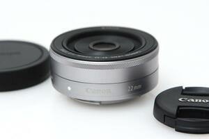 美品｜キヤノン EF-M 22mm F2 STM シルバー γT053-2N2C