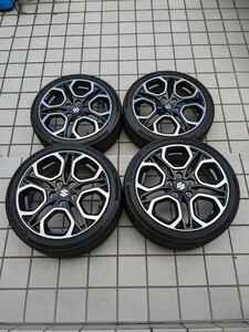 SUZUKI　スイフトスポーツ　ZC33S　純正 中古アルミホイール　タイヤ 17×6.5J 5H 114.3 195/45R17 (4本セット) 