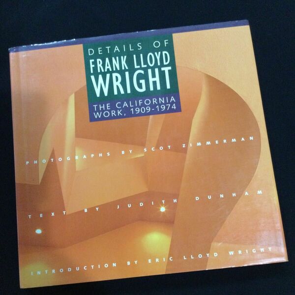 フランクロイドライト　洋書　英語　Frank Lloyd Wright 建築　作品集　インテリア　家具　カリフォルニア　アメリカ