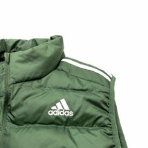 adidas アディダス エッセンシャル ダウンベスト HK4650 グリーン XO_画像3