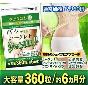 ミドリムシ　ユーグレナ　約6ヶ月分　ダイエットサプリ　みどりむし　大麦若葉　亜鉛酵母