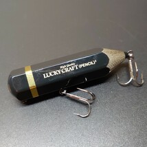 【定形外120円】ラッキークラフト ペンシルペンシル 黒系 Lucky Craft PENCIL (PENCIL)2 鉛筆_画像1