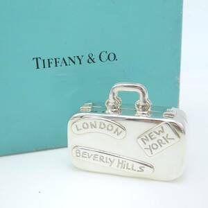 極希少 美品 Tiffany&Co. ティファニー トランク シルバー ピル ケース SV925 バッグ 小物入れ HH200