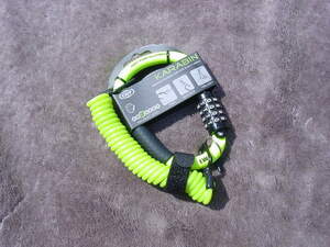 EWP KARABIN Cable Lock 5φx1800㎜ NEON YELLOW 新品未使用 