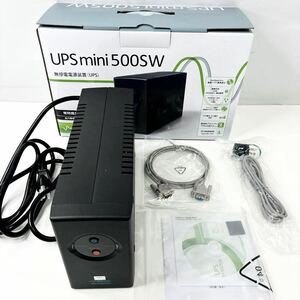 【新品 未使用】無停電電源装置 UPS ユタカ電気 製作所 UPSmini500SW (590)