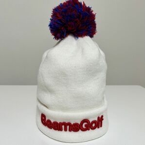 ビームスゴルフ Beams golf ニューエラ newera ポンポンニット帽