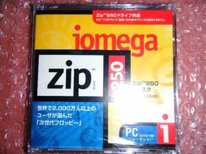 ☆☆新品未開封！　iomega 純正　Zip　250MB　ディスク1枚！☆☆