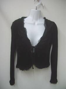  free shipping!Les habits( leather binf/ all style ) bolero / short / cardigan * size M