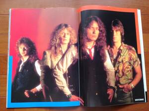 super rock 84 in japan program book whitesnake bon jovi heavy metalパンフburrn kerrang flyer antique collectible michael schenker