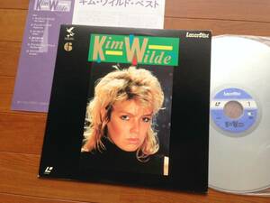 LDキムワイルドKim Wilde laserdisc laser disc 80's pop MTV rare vintage vtg no obi disco dance antique collectible merchandise