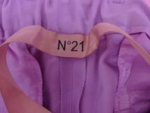 春色♪ N°21 ヌメロヴェントゥーノ　センタープレス　パンツ　ラベンダー　40 新品未使用品_画像9