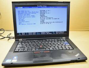 起動確認のみ(ジャンク扱い) レノボ ThinkPad T420s CPU:Core i5-2520M RAM:4G HDD:無し (管:KP022　 