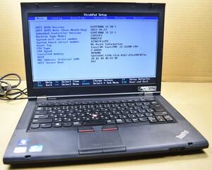 起動確認のみ(ジャンク扱い) レノボ ThinkPad T430 CPU:Core i5-3320M RAM:4G HDD:320G (管:KP017　　 