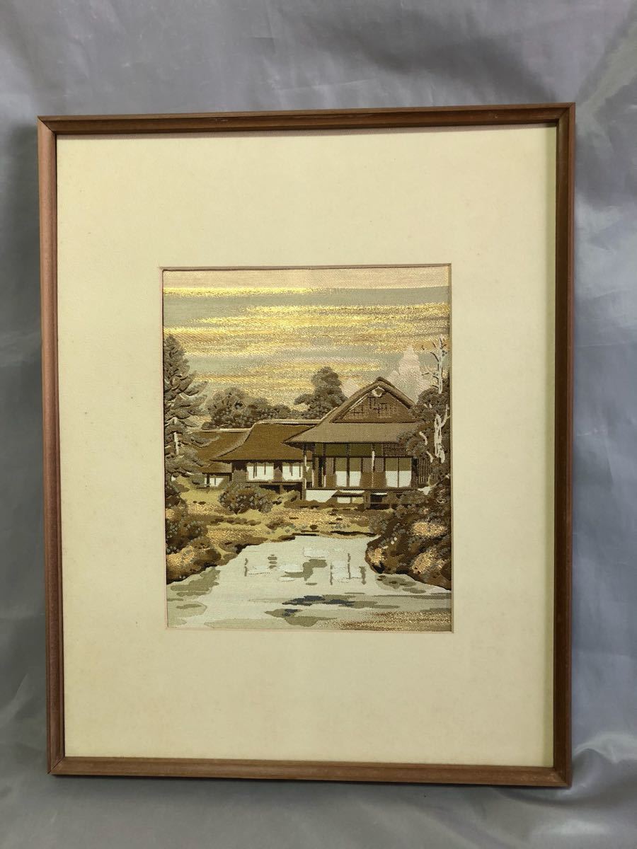 Нисидзин Ручная работа Нисики-э Кацура Императорская вилла в рамке I0418B, произведение искусства, рисование, другие