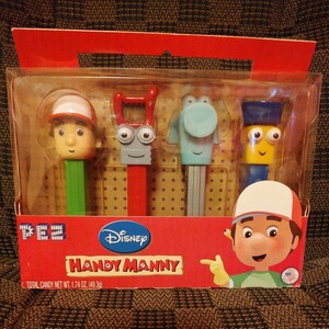 PEZ help ma knee HANDY MANNYvui vintage unopened Disney petsu