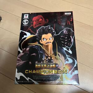 【内袋未開封】ワンピース　モンキー・D・ルフィ　ギア4　造形王頂上決戦　CHAMPION 2014　フィギュア GEAR FOURTH MONKEY・D・LUFFY 中①