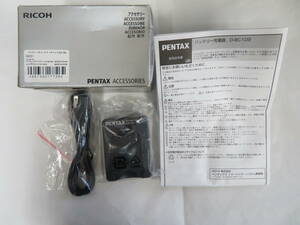 ★未使用品★ PENTAX ペンタックス RICOH リコー 充電器 バッテリー チャージャー キット K-BC109J 使用説明書付 H349