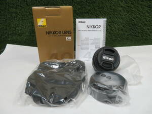 ★未使用品★ NIKON ニコン NIKKOR ニッコール レンズ AF-S DX MICRO NIKKOR 40mm f/2.8G バヨネットフード ＆ ソフトケース 付 H352