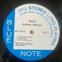 US盤/ANTHONY WILLIAMS/SPRING/BLUENOTE/LIBERTY 青白盤/VANGELDER刻印_画像3