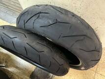 ★ PIRELLI DIABLO ROSSO CORSA ピレリ ディアブロ ロッソコルサ F120/70ZR-17 R180/55ZR-17 中古！！_画像1