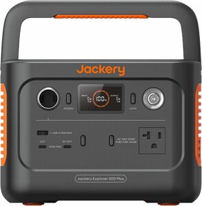 【新品・送料無料】Jackery ポータブル電源 300 Plus リン酸鉄 288Wh(300W 瞬間最大600W)