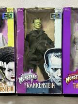 3点セット UNIVERSAL STUDIOS MONSTERS フランケンシュタインの花嫁 フランケンシュタイン ミイラ男 アクションフィギュア_画像3