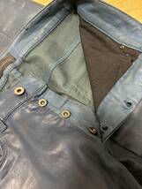 美品☆[DIESEL BLACK GOLD] 定価49,500 TYPE-247 BG671 コーティング加工 ストレッチデニムパンツ 30 ディーゼルブラックゴールド_画像5